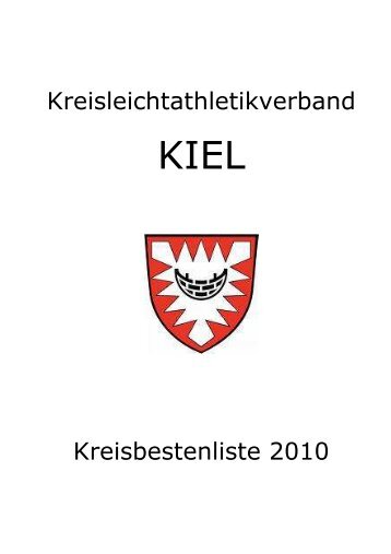 Kreisbestenliste 2010 Original - Kreisleichtathletikverband Kiel