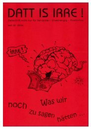 Zeitschrift nicht nur fÃ¼r VerrÃ¼ckte - UnabhÃ¤ngig ... - Dattisirre.de