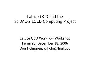 Lattice QCD and the SciDAC-2 LQCD Computing Project