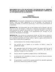 Reglamento de la Ley de Ecología y de Protección al ... - INAFED