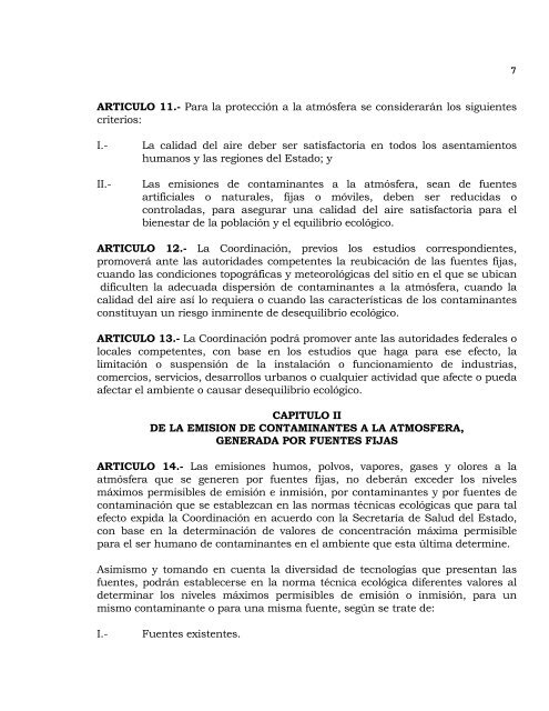 Reglamento de la Ley de Ecología y de Protección al ... - INAFED