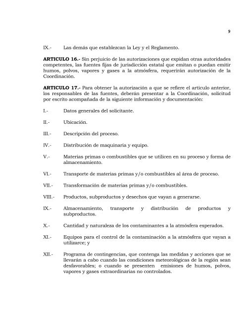 Reglamento de la Ley de Ecología y de Protección al ... - INAFED