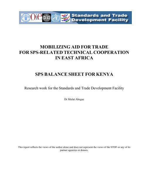 Kenya - Standards and Trade Development Facility