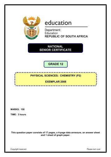 NATIONAL SENIOR CERTIFICATE GRADE 12