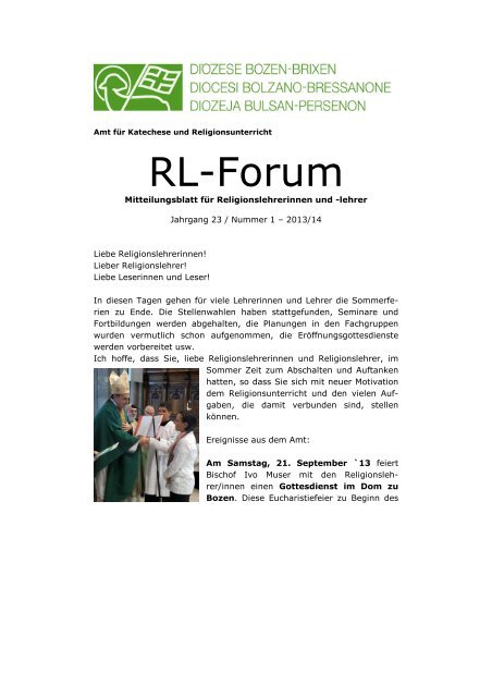 1-RL-Forum 2013-14.pdf - Diözese Bozen-Brixen