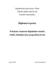 DiplomovÃ¡ prÃ¡ce - Geomatika na ZÄU v Plzni - ZÃ¡padoÄeskÃ¡ ...