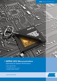 AVR32 UC3 Microcontrollers - EBV Elektronik