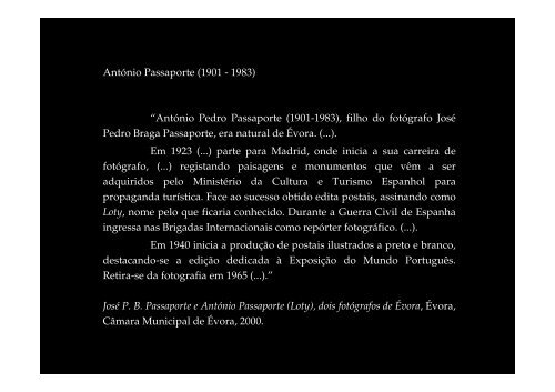 JosÃ© PB Passaporte e AntÃ³nio Passaporte (Loty) - CÃ¢mara ...