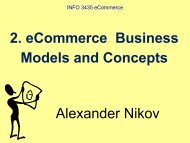 eCommerce business models and concepts - Home