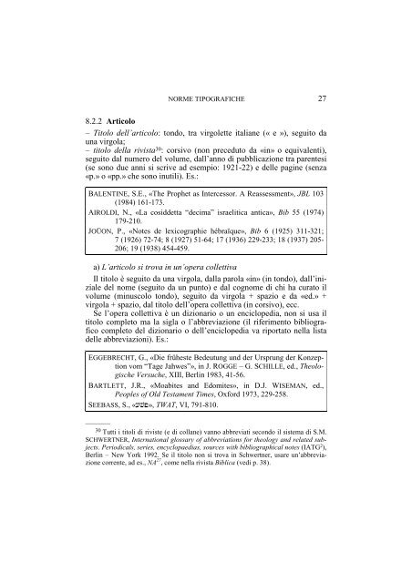 Ottava edizione norme tipografiche - Pontifical Gregorian University