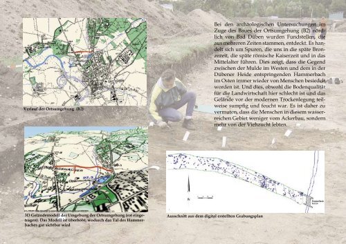 Archäologie beim Bau der Ortsumgehung in Bad Düben