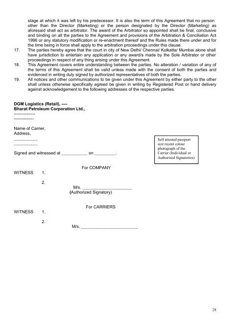 TECHNICAL BID - Bharat Petroleum