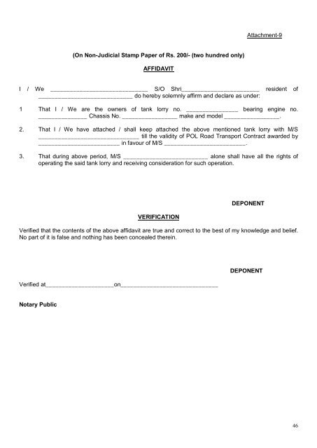 TECHNICAL BID - Bharat Petroleum