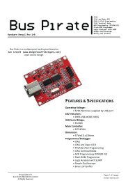 Bus pirate manual v1.pdf - E-Gizmo