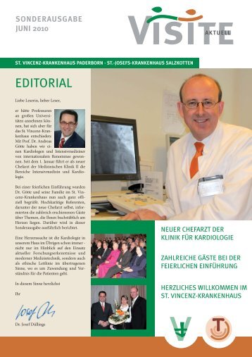 EDITORIAL - St. Vincenz-Krankenhaus Paderborn