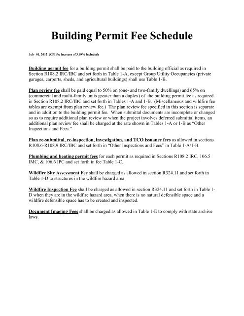 building-permit-fee-schedule