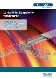 Cablofil / Tuoteopas - Klinkmann.