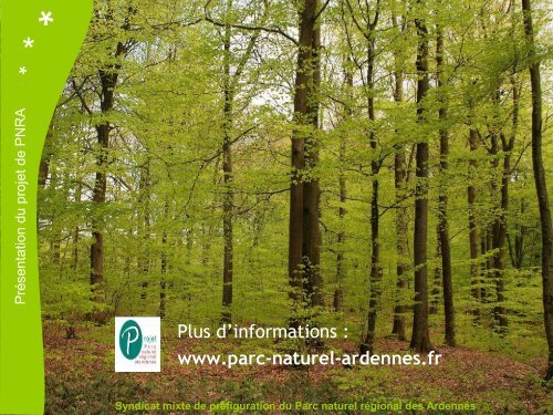 Présentation du projet de Parc naturel régional des Ardennes