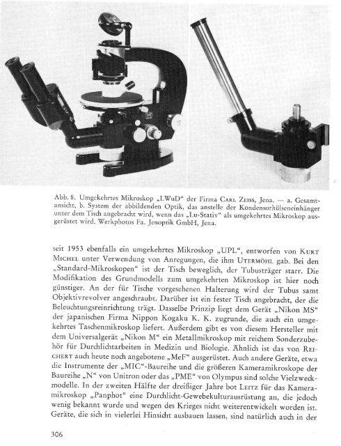 Umgekehrte Mikroskope und ihr Gebrauch in der Biologie