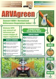 Sensori NDVI ( Normalized Difference Vegetation Index ) - ARVAtec