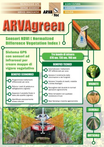 Sensori NDVI ( Normalized Difference Vegetation Index ) - ARVAtec