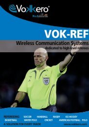 Wireless Communication Systems dedicated to high-level referees