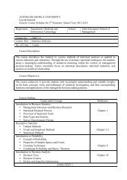 QMIT Generic Course Syllabi II Sem 12-13 - Ateneo de Manila ...