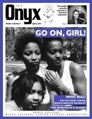 Spring 2001 Issue - Berea College