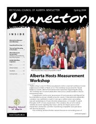 Alberta Hosts Measurement Workshop - Recycling Council of Alberta