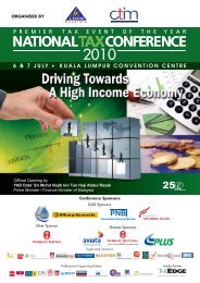 TAX ECOSYSTEM - Chartered Tax Institute of Malaysia