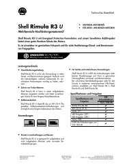 Shell Rimula R3 U - Schmierstoff-Datenbank