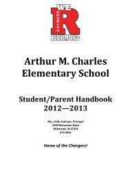 Arthur M. Charles Elementary School - Richmond Community Schools