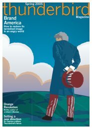 Brand America - Thunderbird Magazine