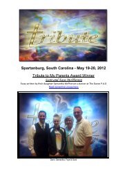 Spartanburg, South Carolina - May 19-20, 2012 Tribute to My ...