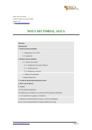 NOTA SECTORIAL AGUA - Agencia Insular de EnergÃ­a de Tenerife