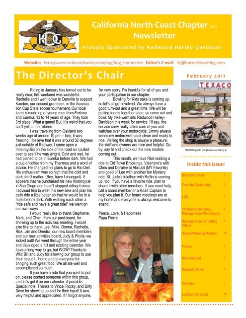 HOG Chapter Newsletter
