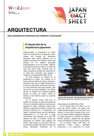 Arquitectura - Web Japan