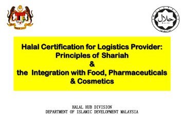 MALAYSIA HALAL CERTIFICATION & MALAYSIA HALAL LOGO - hdc