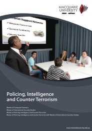 Policing, Intelligence and Counter Terrorism - KOM Consultants