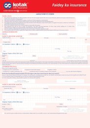 Assignment Form New 120813.cdr - Kotak Life Insurance