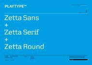 Zetta Sans + Zetta Serif + Zetta Round - Playtype