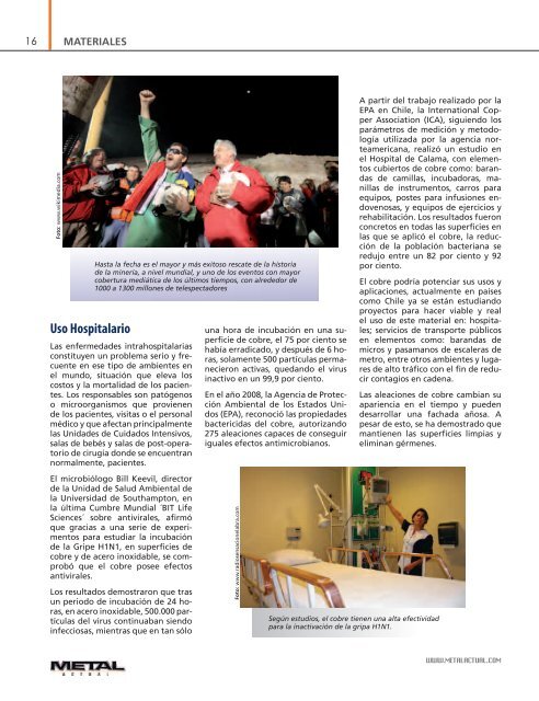 Nuevas Aleaciones de Cobre: - Revista Metal Actual