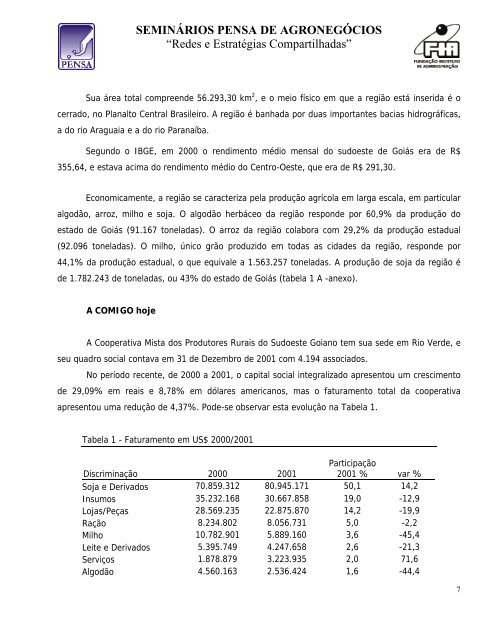 COMIGO: Network e Desenvolvimento - pensa