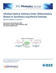 Ultrafast Optical Arbitrary-Order Differentiators Based ... - IEEE Xplore