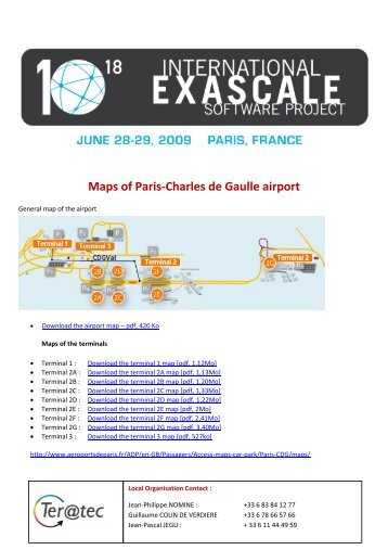 Maps of Paris-Charles de Gaulle airport