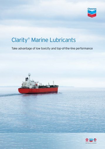 ClarityÂ® Marine Lubricants - Chevron Global Marine