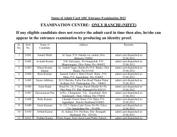 If any eligible candidate does not receive the admit card in time then ...