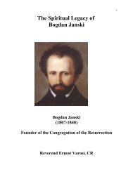 The Spiritual Legacy of Bogdan Janski