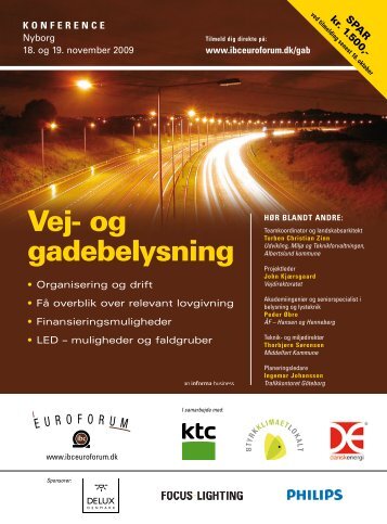 Vej- og gadebelysning - IBC Euroforum