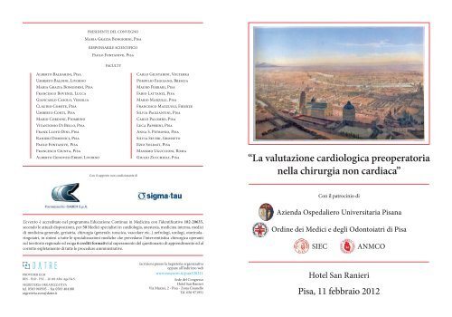 La valutazione cardiologica preoperatoria nella chirurgia non cardiaca